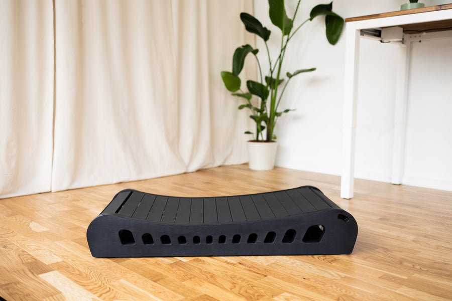 Black wood, In a home office