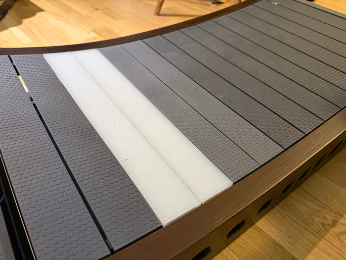gaps in the office walker slats