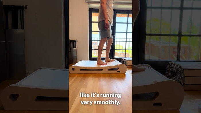 Walking on the smooth and quiet Office Walker prototype v2