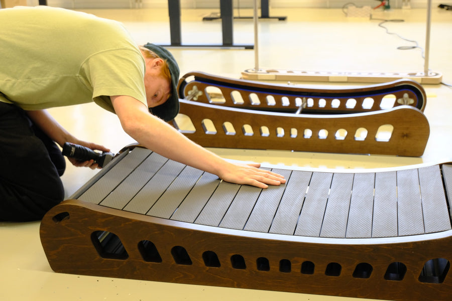 Fitting the slats