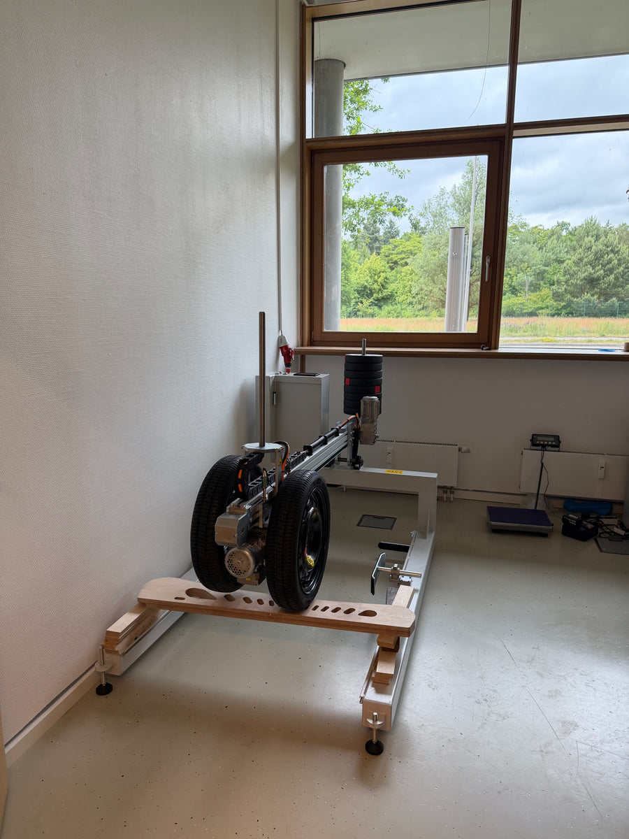Test rig at the workshop