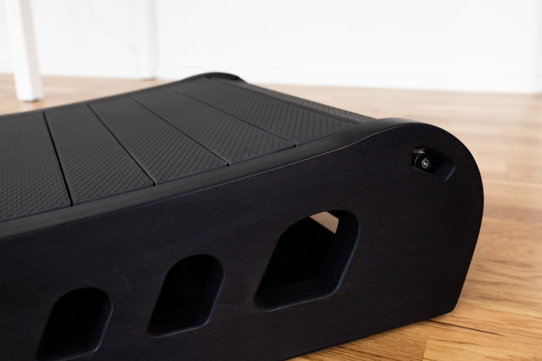 Black wood and dark wood. Same shape, same steel.