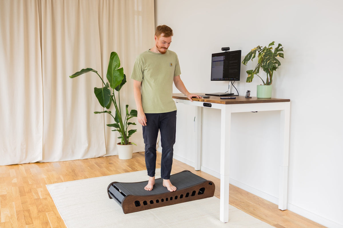 I wanted to walk while I worked, without a machine taking over the room.