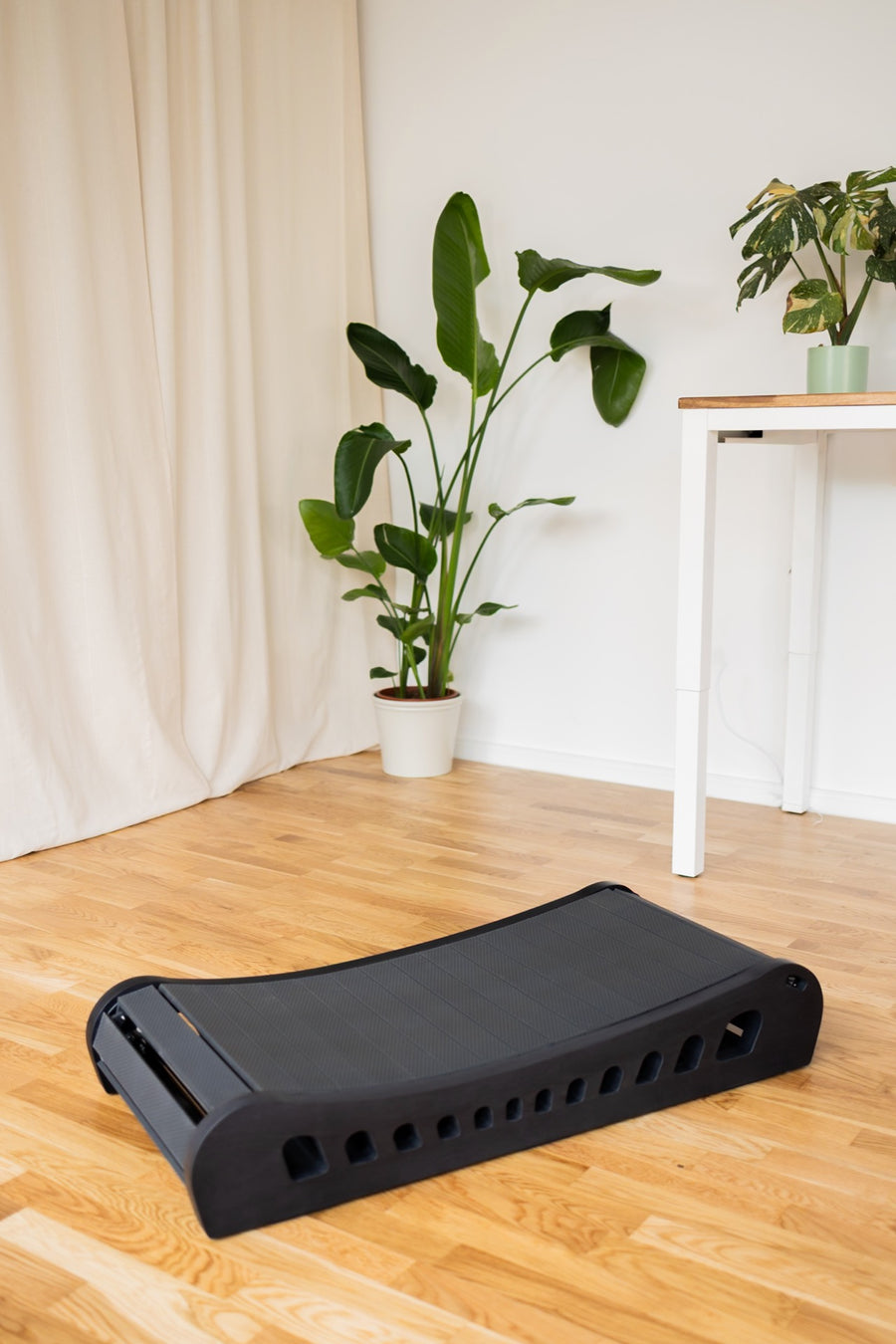 Black wood, In a home office