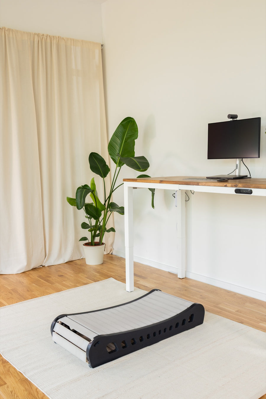 Black and cream, In a home office
