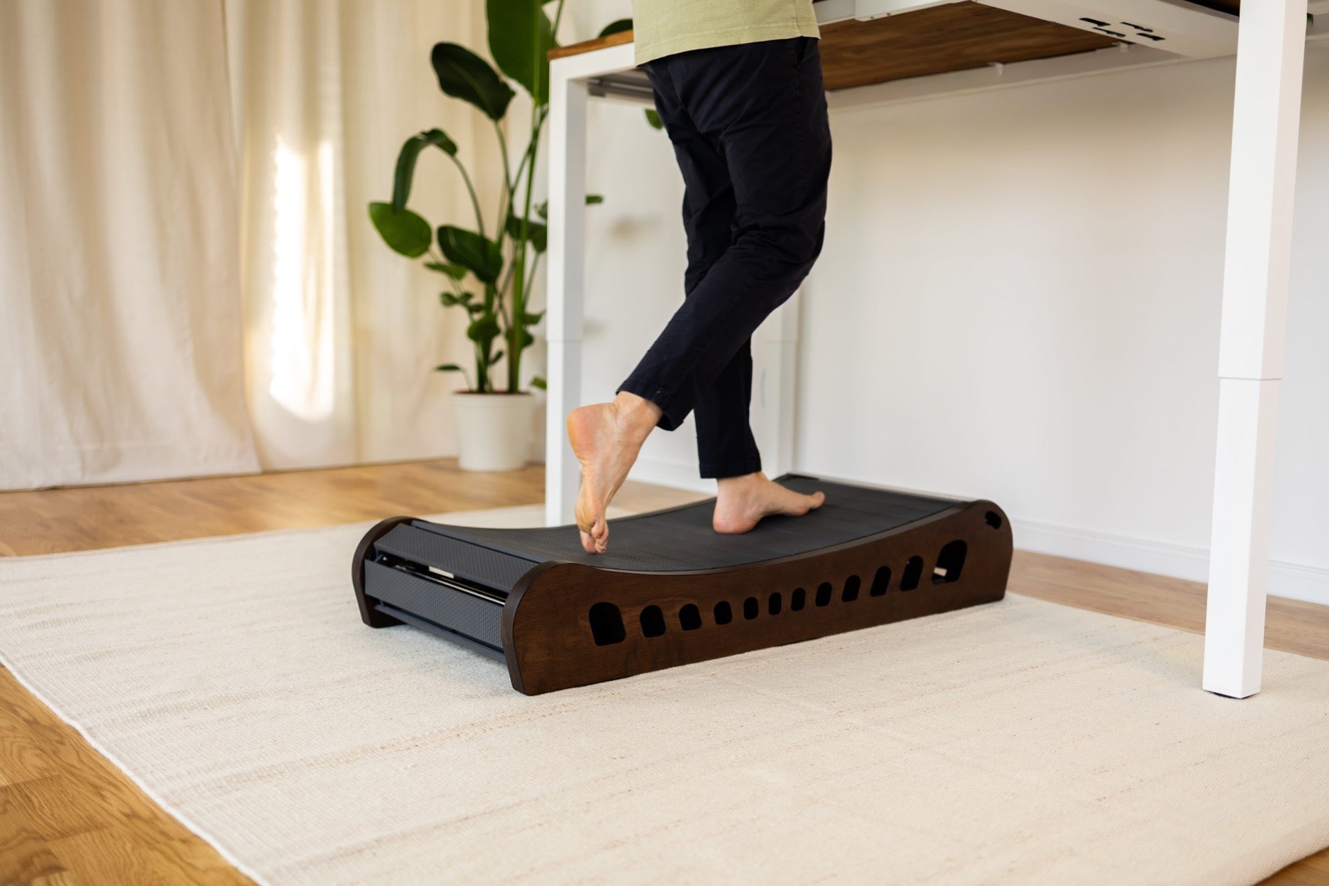 It moves when you move, and stops the moment you do.