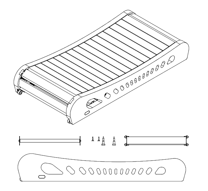 The moving parts, all replaceable